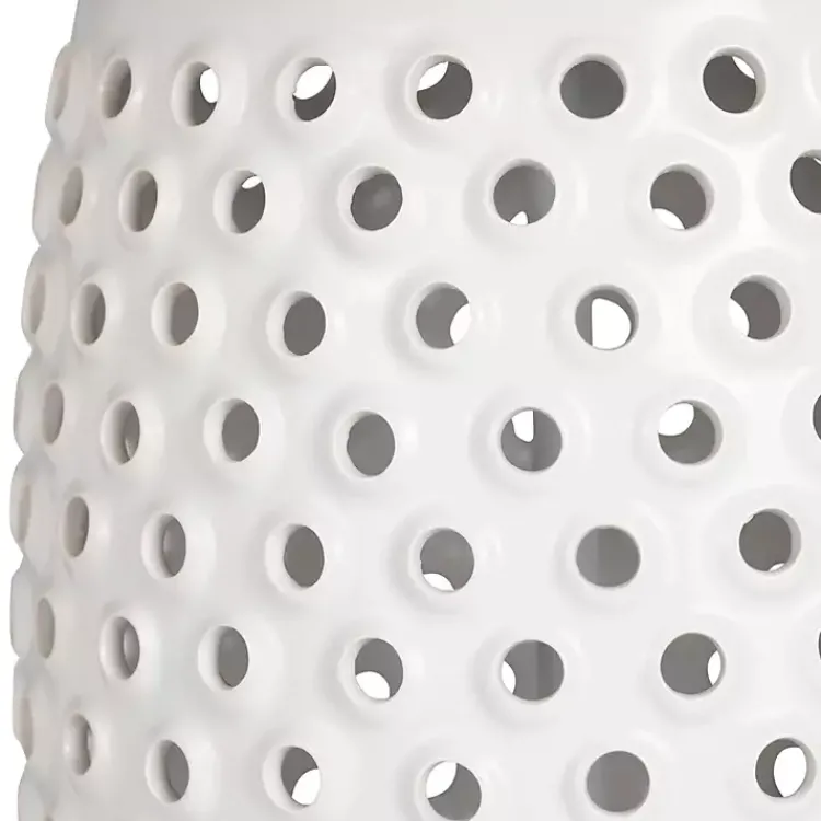 Table Lamps-Kirklands Home Hobnail Table Lamp with Nightlight White