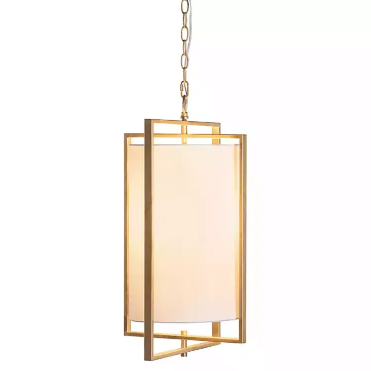 Chandeliers & Pendant Lighting-Kirklands Home Metal 4-Light Pendant Gold