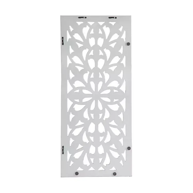 Wall Plaques-Kirklands Home Wood Medallion August Wall Plaque White