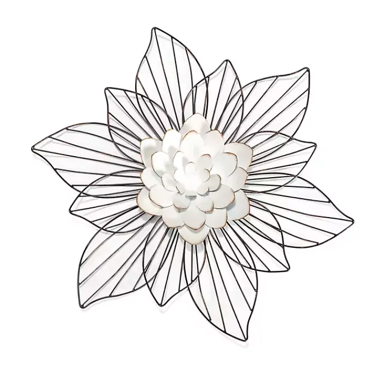Wall Plaques-Kirklands Home Layered Flower Metal Wall Plaque