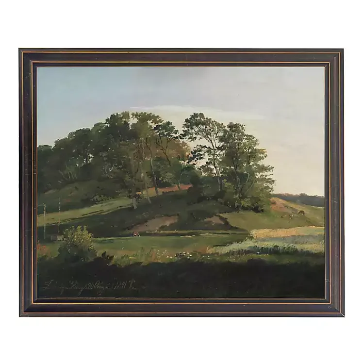 Framed Art-Kirklands Home Landscape Framed Art Print Green