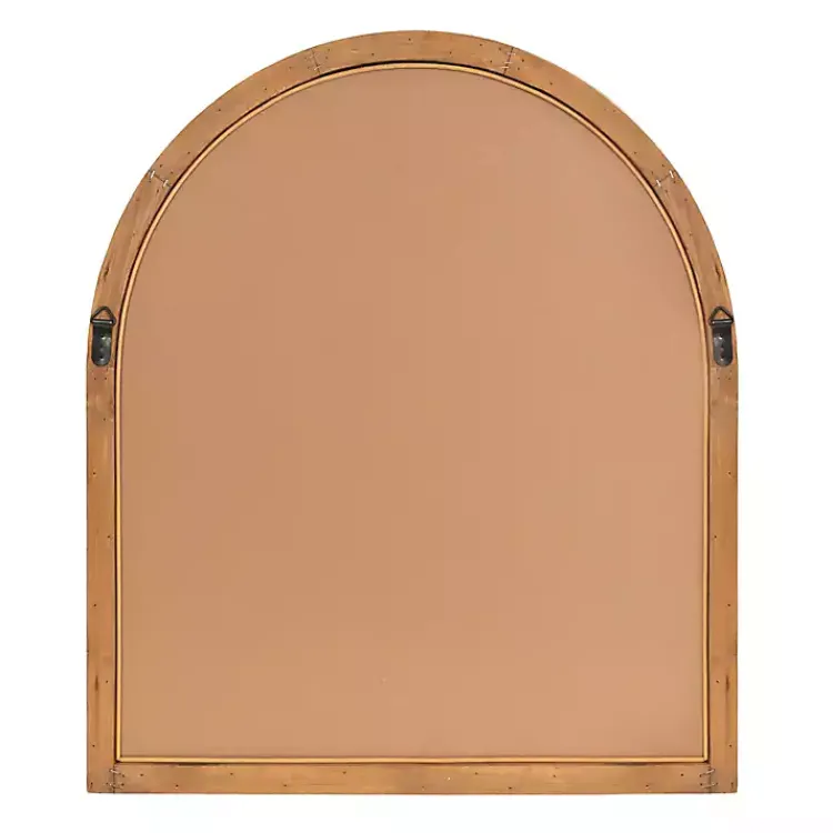 Decorative Mirrors-Kirklands Home Natural Rattan Arch Wall Mirror