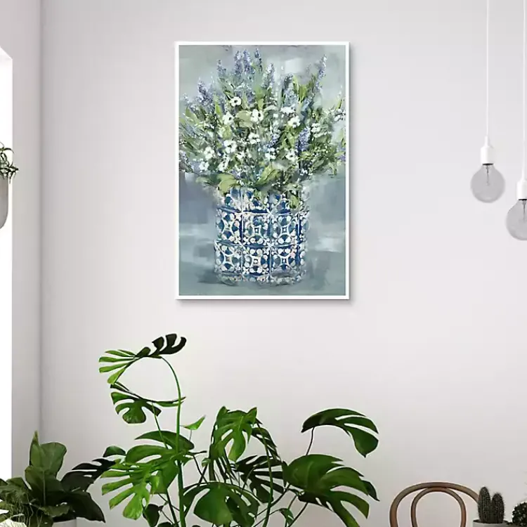 Canvas Art-Kirklands Home Mediterranean Bouquet II Framed Canvas Art Print