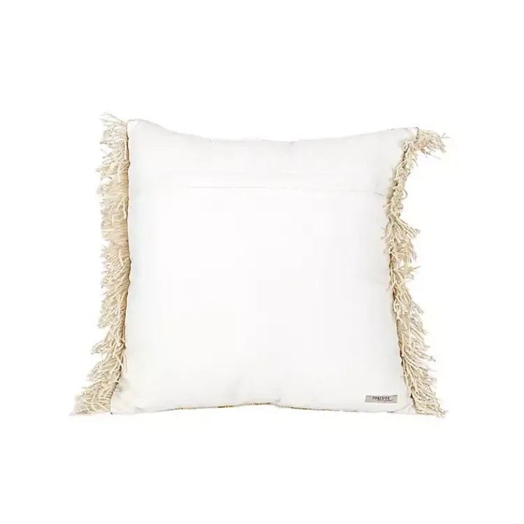 Outdoor Cushions & Pillows-Kirklands Home Mustard Boho Floral Indoor/Outdoor Pillow