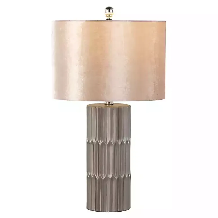 Table Lamps-Kirklands Home Metallic and Champagne Tanya Table Lamp Brown