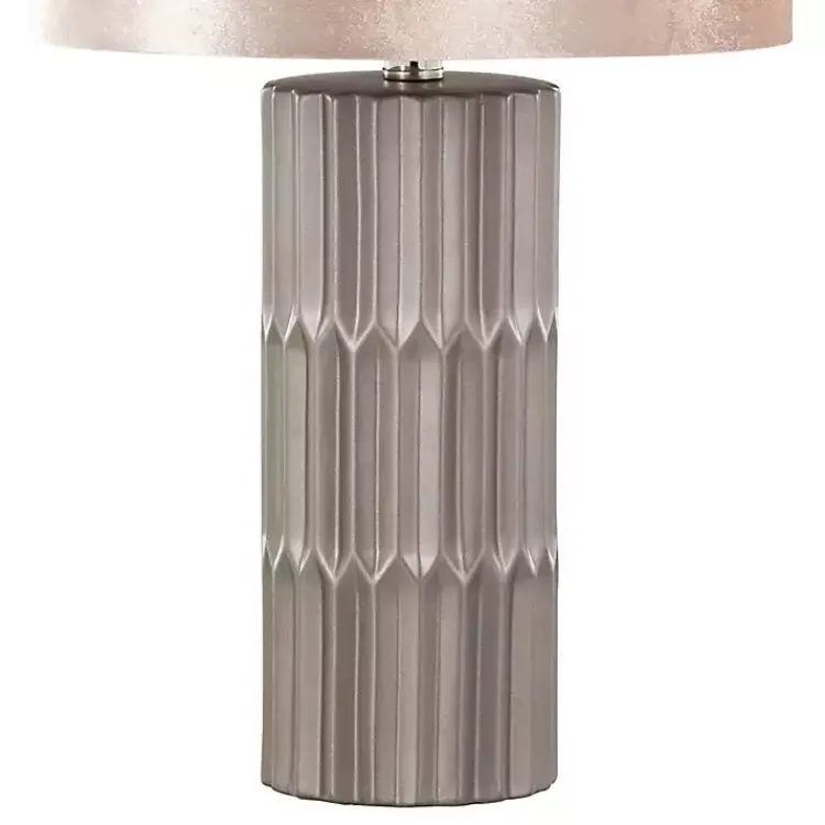 Table Lamps-Kirklands Home Metallic and Champagne Tanya Table Lamp Brown