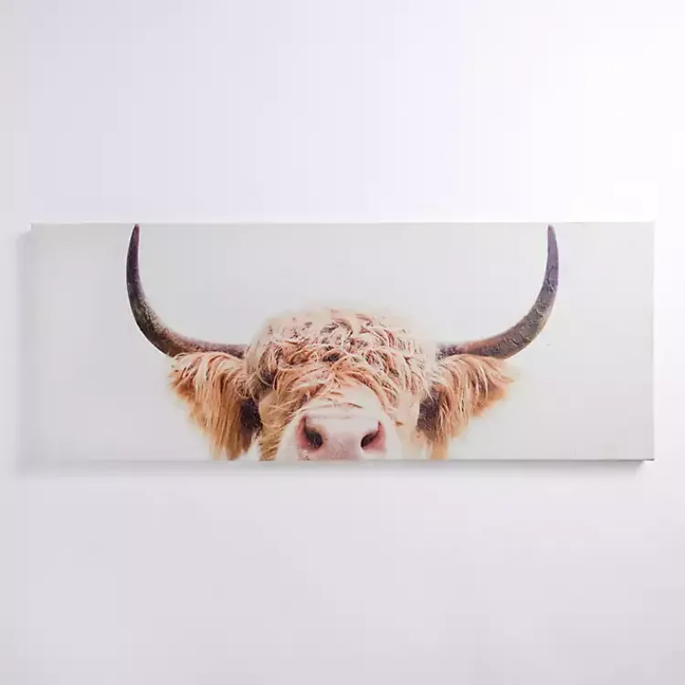Canvas Art-Kirklands Home Peek-A-Boo Cow Canvas Art Print