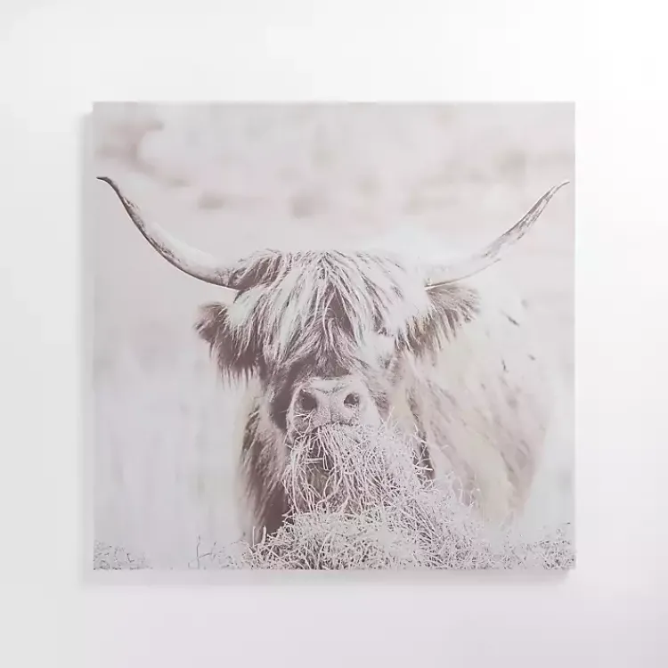 Canvas Art-Kirklands Home Wild Highland Cow Canvas Art Print