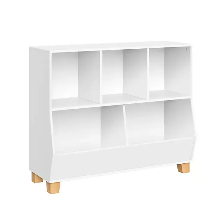 Bookshelves-Kirklands Home Multi Cubby Organizer Bookshelf White