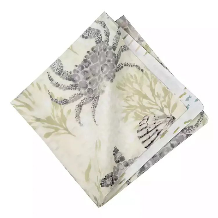 Table Linens-Kirklands Home Coastal Cotton Napkins, Set of 6