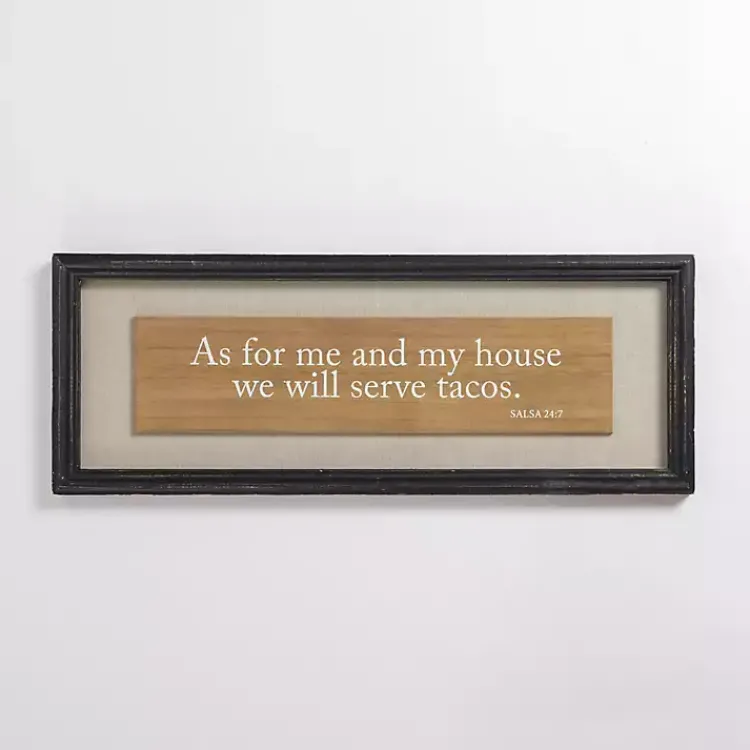 Wall Quotes & Signs-Kirklands Home We Will Serve Tacos Wall Plaque