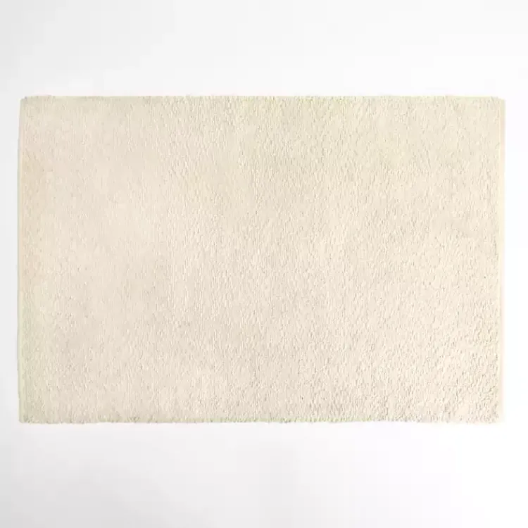 Area Rugs-Kirklands Home Boucle Area Rug, 4x6 Ivory