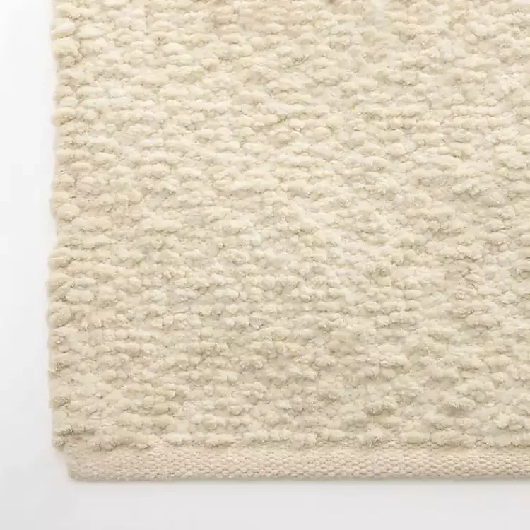 Area Rugs-Kirklands Home Boucle Area Rug, 4x6 Ivory