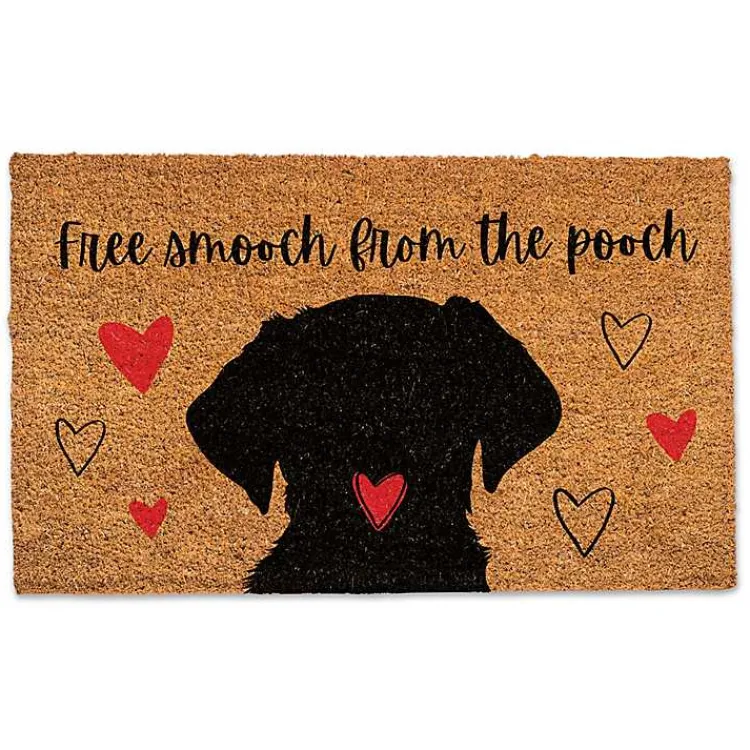 Doormats-Kirklands Home Smooch from the Pooch Coir Doormat