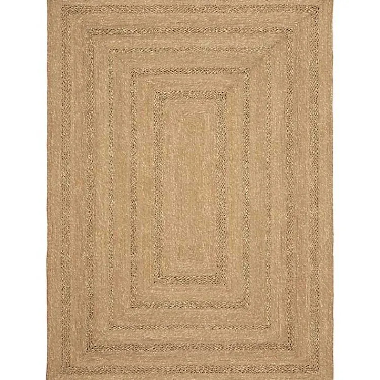 Area Rugs-Kirklands Home Natural Seagrass Indoor/Outdoor Area Rug, 4x6 Tan
