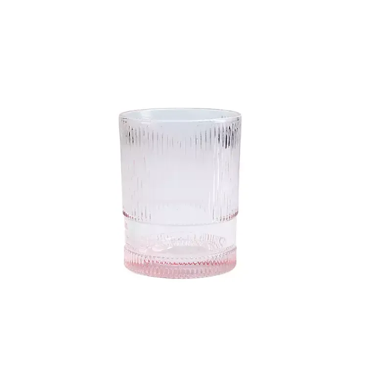 Glassware & Drinkware-Kirklands Home Fortessa NoHo Tall Glasses, Set of 4 Pink