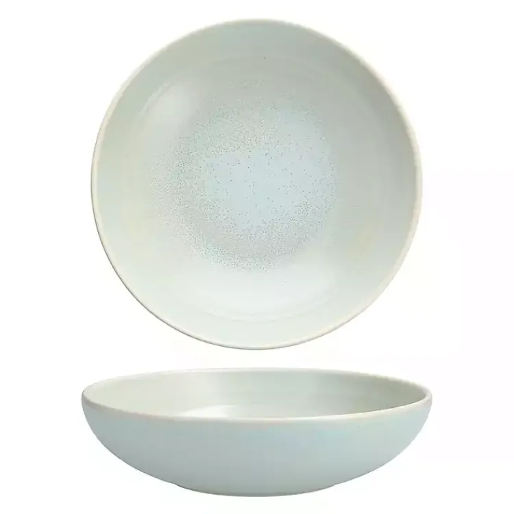Dinnerware-Kirklands Home Fortessa Cypress Ceramic Pasta Bowls, Set of 4 Blue