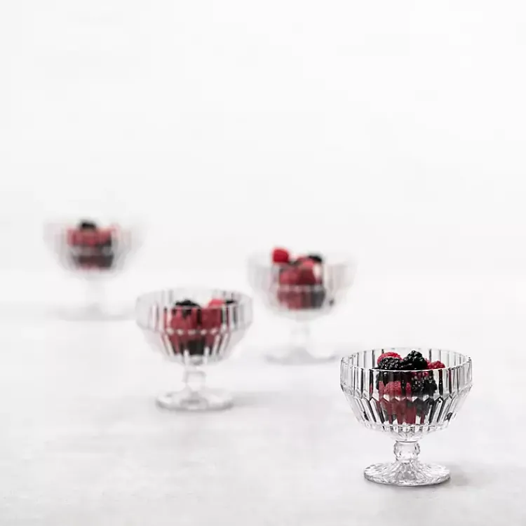 Dinnerware-Kirklands Home Fortessa Archie Dessert Bowls, Set of 6 Clear