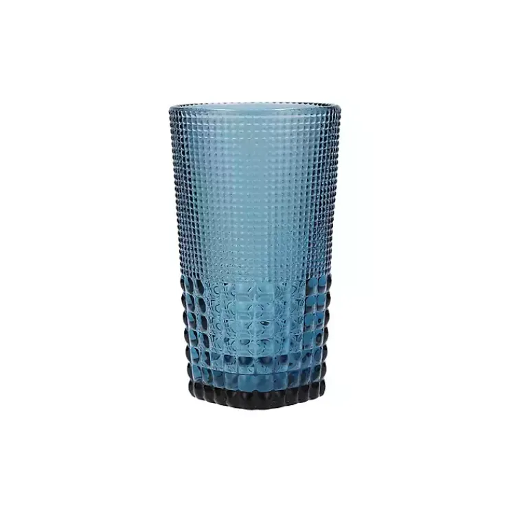 Glassware & Drinkware-Kirklands Home Fortessa Cornflower Malcolm Tall Glasses, Set of 6 Blue