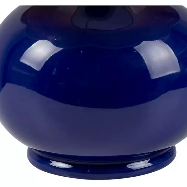 Table Lamps-Kirklands Home Stella Diminuta Table Lamp with Woven Shade Blue