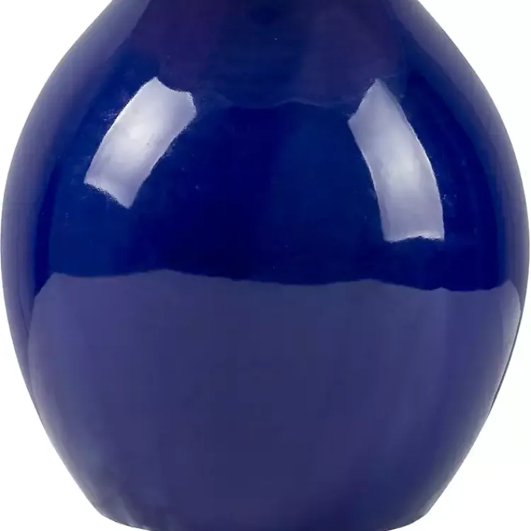 Table Lamps-Kirklands Home Stella Mini Table Lamp with Woven Shade Blue