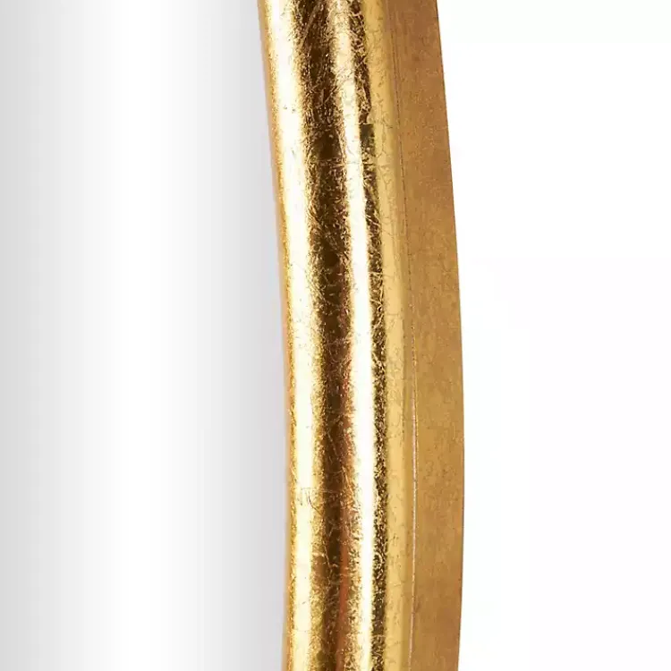 Decorative Mirrors-Kirklands Home Gold Oval Baroque Wall Mirror