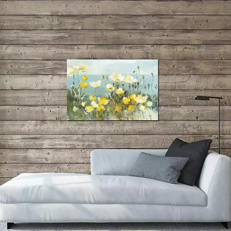 Canvas Art-Kirklands Home Field of Yellow Poppies Canvas Art Print