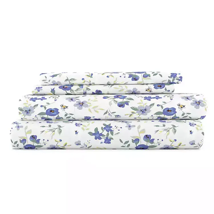 Bed Sheets-Kirklands Home Floral Farmhouse 4-pc. King Sheet Set