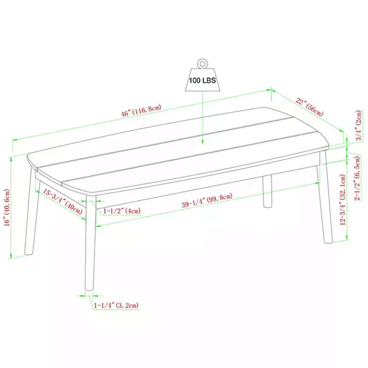 Outdoor Tables-Kirklands Home Natural Eucalyptus Wood Outdoor Coffee Table Tan