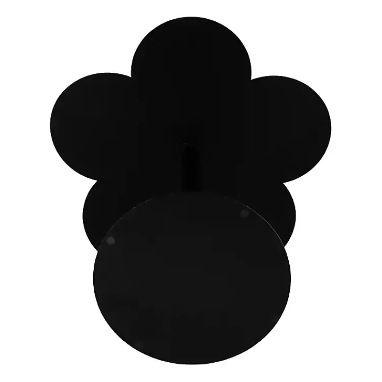 Accent & End Tables-Kirklands Home Metal Clover Accent Table Black