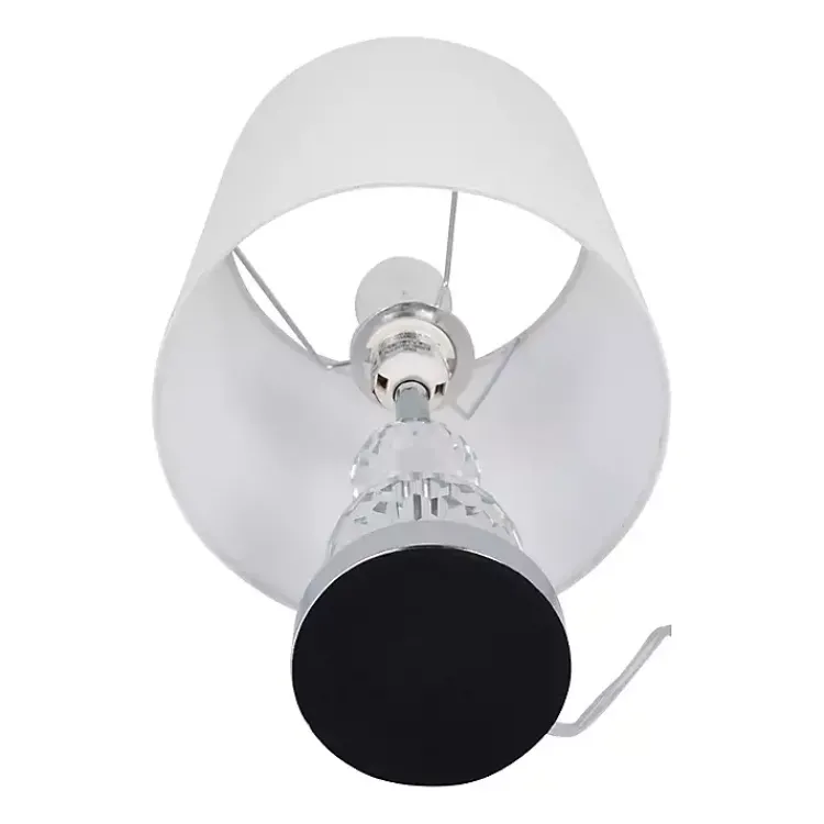 Table Lamps-Kirklands Home Silver Crystal Orb Table Lamps, Set of 2 White