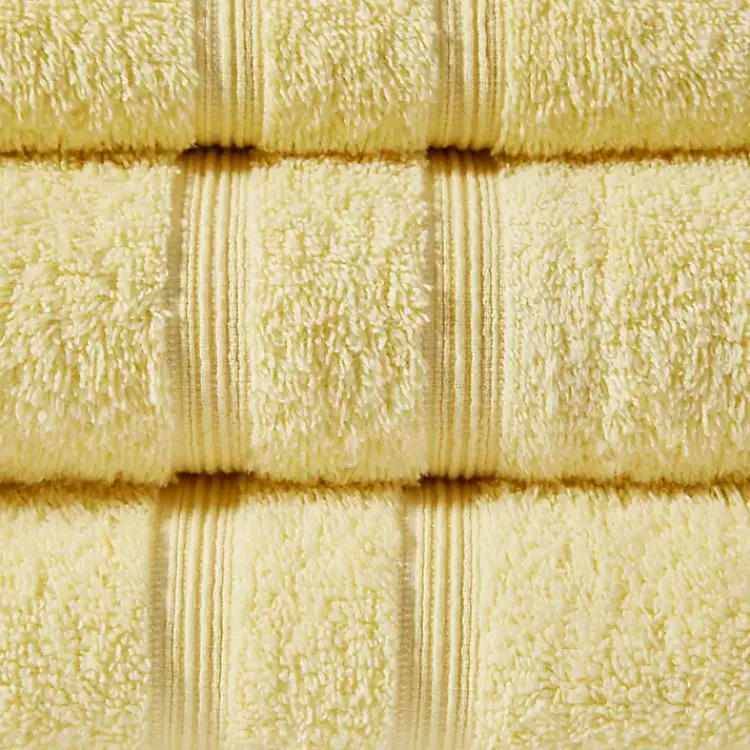 Bath Towels-Kirklands Home Turkish Cotton 6-pc. Towel Set Yellow