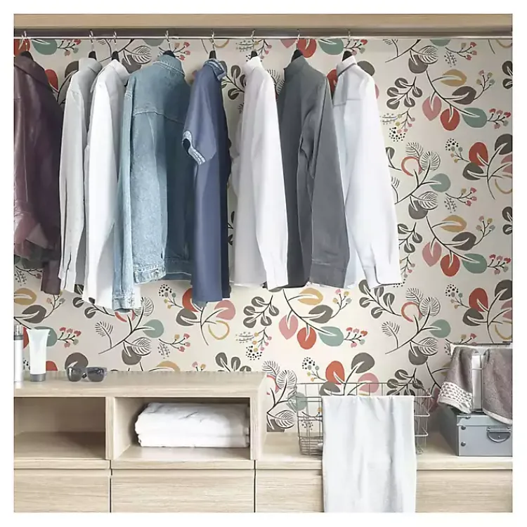 Wall Murals & Wallpaper-Kirklands Home Scandinavian Botanical Peel & Stick Wallpaper