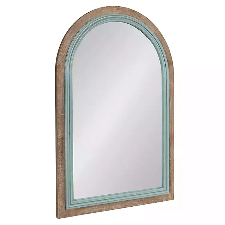 Decorative Mirrors-Kirklands Home Palmer Arch Wood Wall Mirror