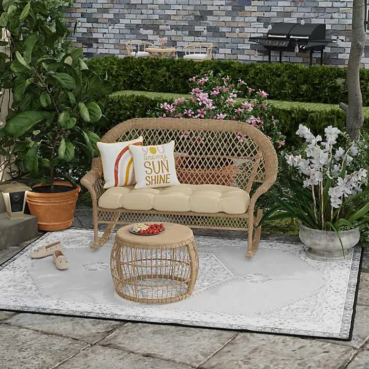 Outdoor Cushions & Pillows-Kirklands Home Boho You Are My Sunshine Outdoor Pillow