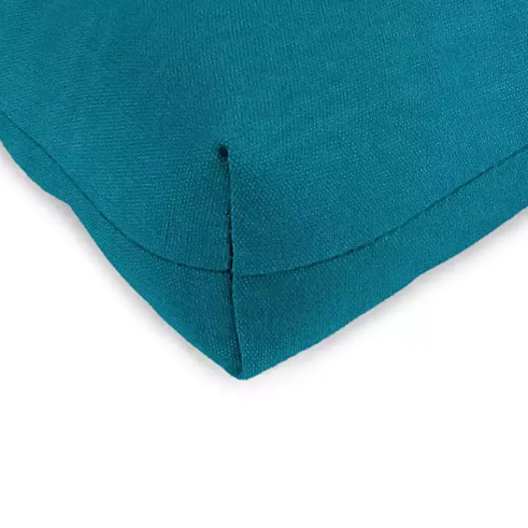 Outdoor Cushions & Pillows-Kirklands Home Turquoise Tufted Outdoor Chair Cushions, Set of 2 Blue