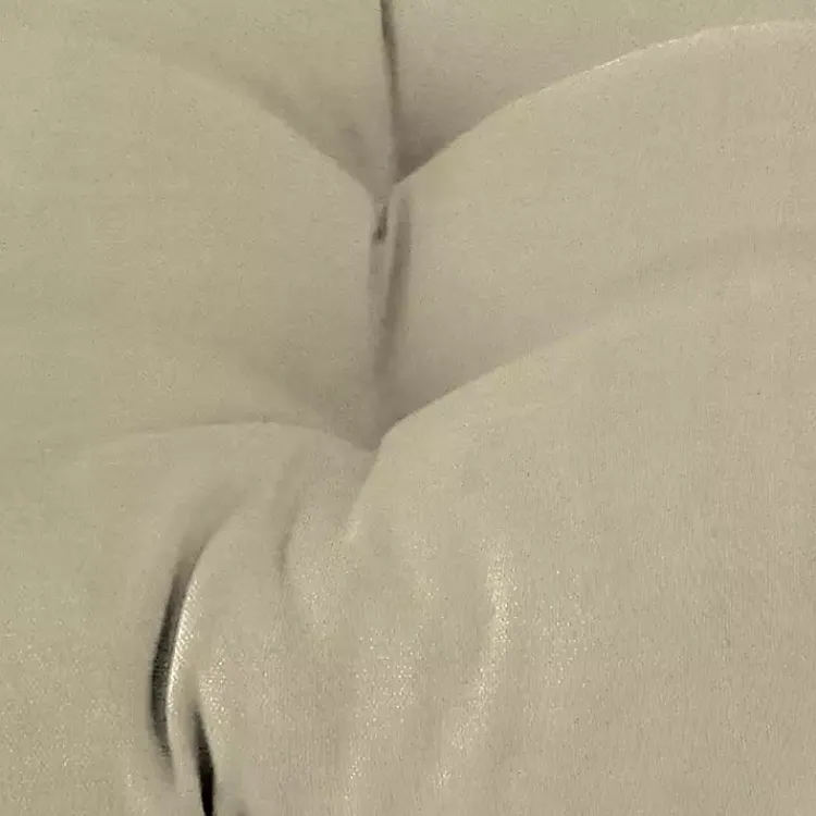 Outdoor Cushions & Pillows-Kirklands Home Beige Tufted Canvas Outdoor Bench Cushion Tan