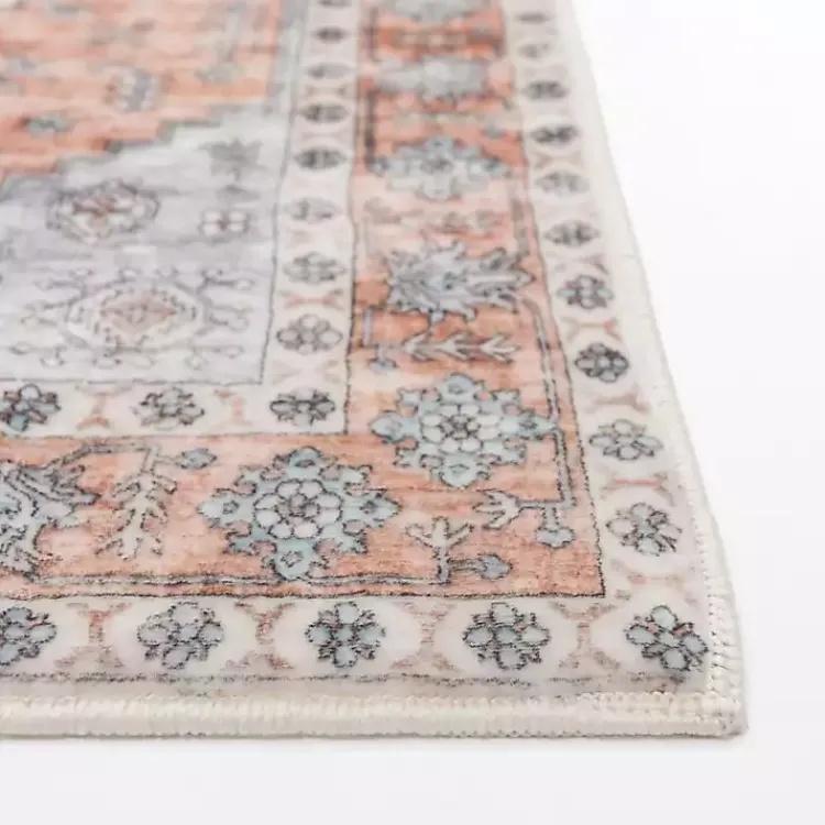 Area Rugs-Kirklands Home Kelly Traditional Washable Runner, 2x7 Red