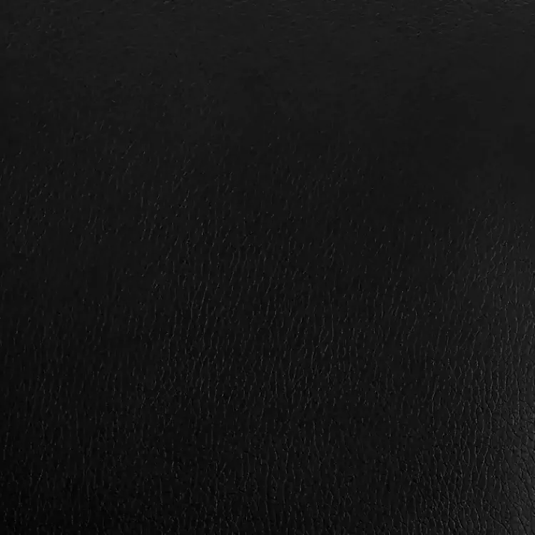 Bar Stools & Counter Height Stools-Kirklands Home Faux Leather Carise Swivel Bar Stool Black