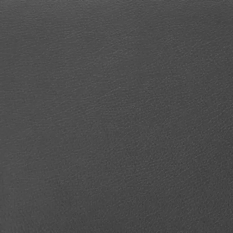 Bar Stools & Counter Height Stools-Kirklands Home Faux Leather Brigden Swivel Counter Stool Gray