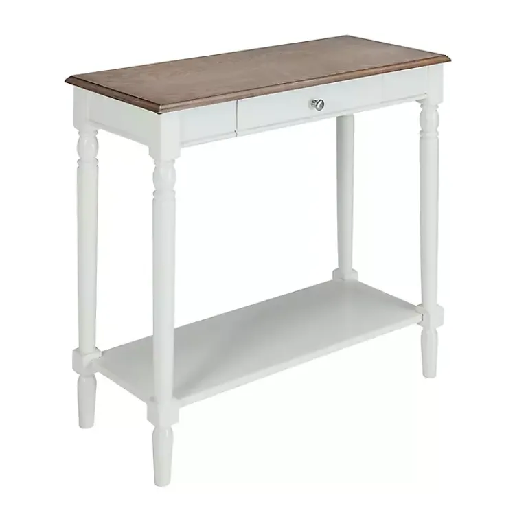 Console Tables-Kirklands Home and Natural Davis Console Table White