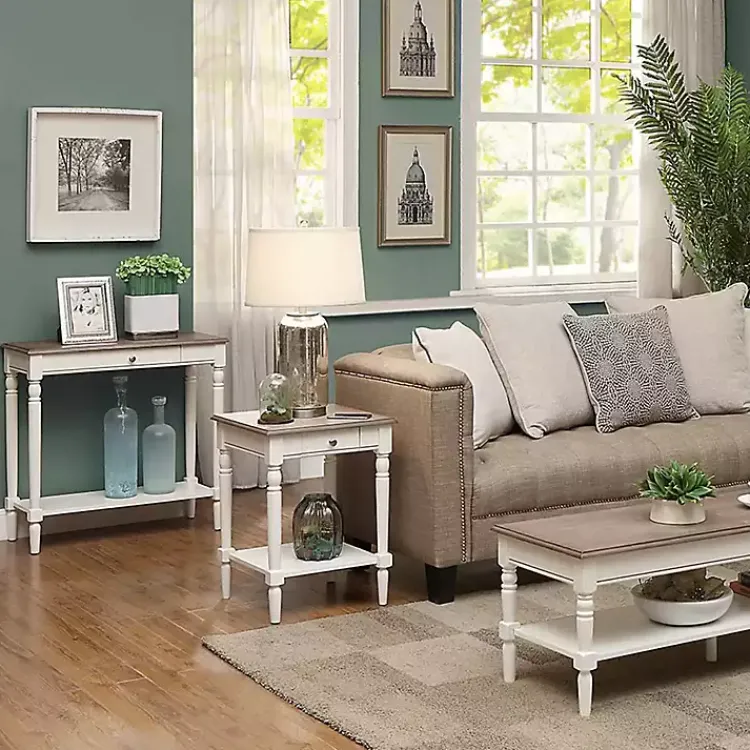 Console Tables-Kirklands Home and Natural Davis Console Table White