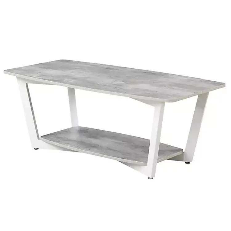 Coffee Tables-Kirklands Home Graystone Joanne Coffee Table White