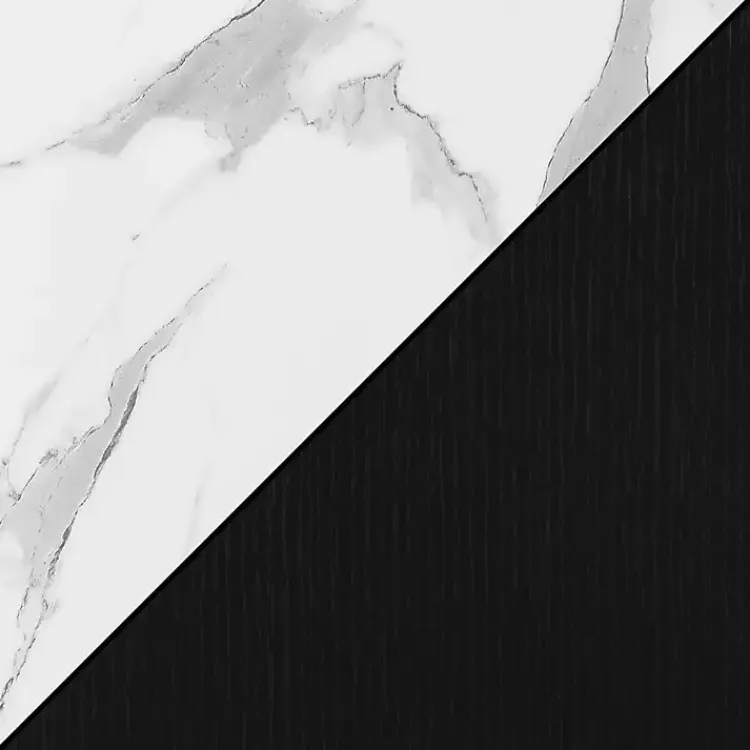 Console Tables-Kirklands Home Marble Monterey Console Table White