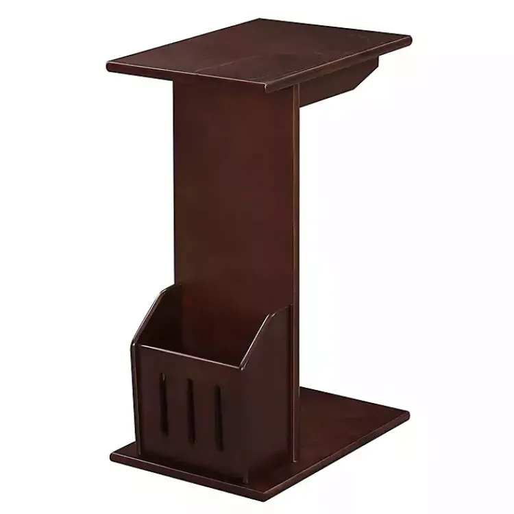 Accent & End Tables-Kirklands Home Accent Table with Magazine Holder Brown