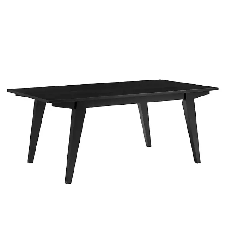 Coffee Tables-Kirklands Home Wood Minimalist Coffee Table Black