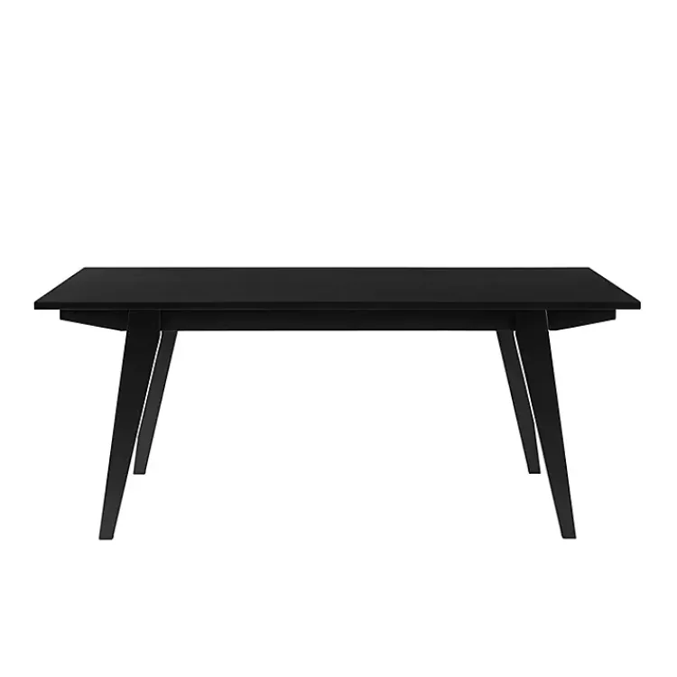 Coffee Tables-Kirklands Home Wood Minimalist Coffee Table Black