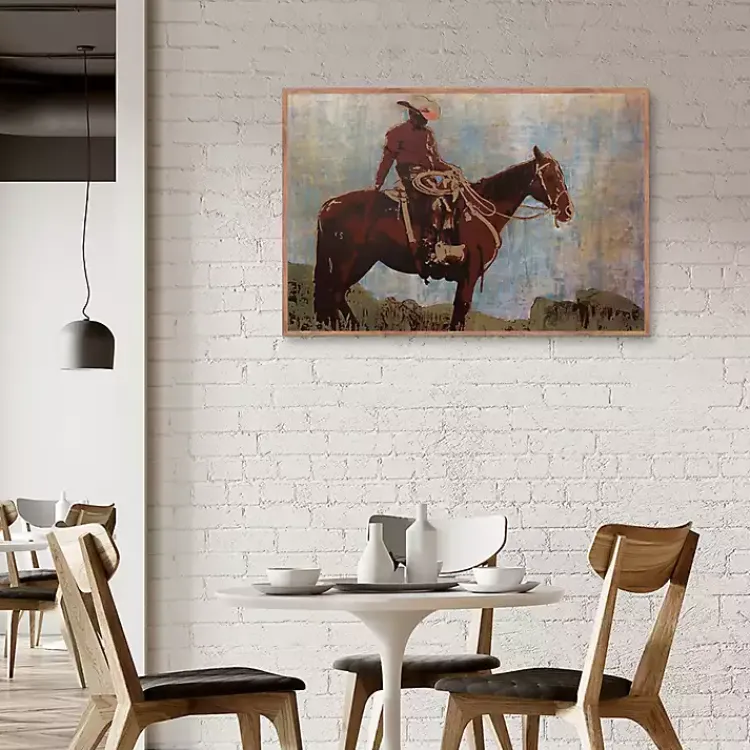 Canvas Art-Kirklands Home Western Moment Framed Canvas Art Print