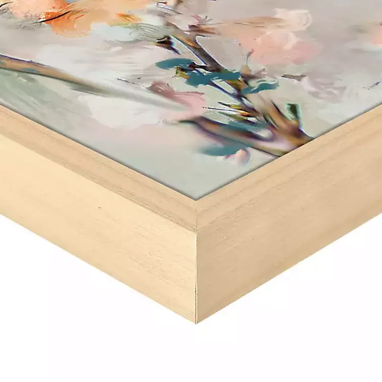 Canvas Art-Kirklands Home Cherry Blossom Blooms Birch Framed Canvas Print