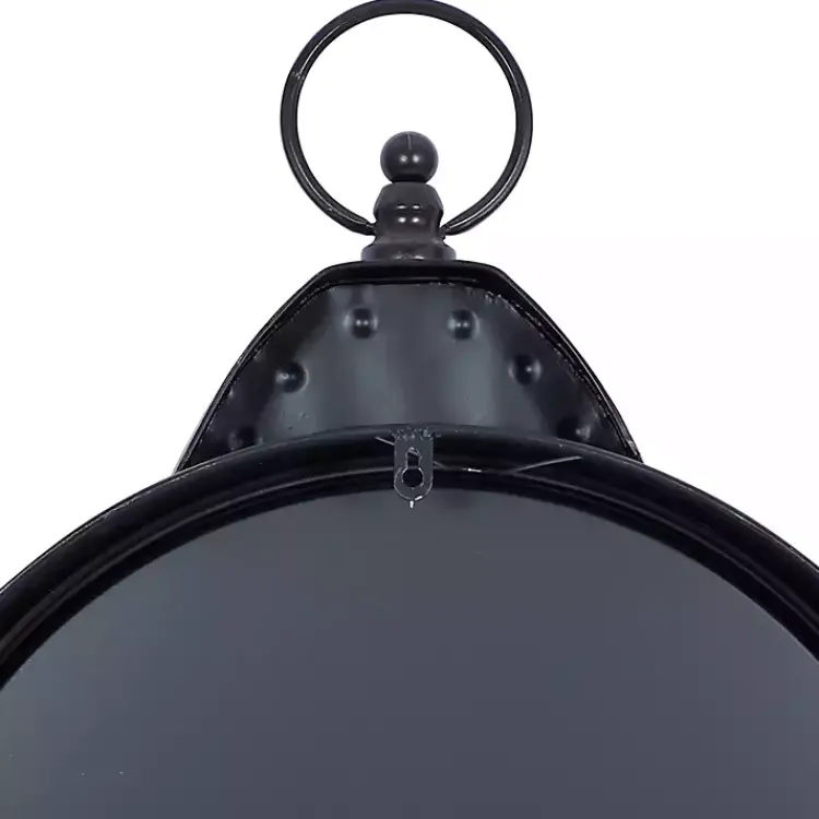 Clocks-Kirklands Home Black Vintage Pocket Watch Wall Clock